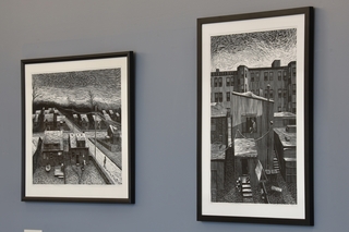 Art exhibits at Yale West Campus