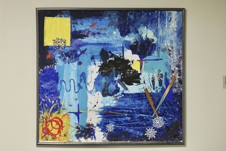 Art exhibits at Yale West Campus