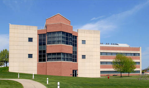 Exterior of the Advanced Biosciences Center.