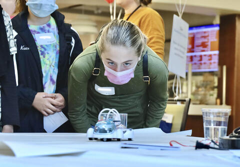 Local students enjoy the West Cmapus Science Fest